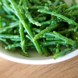 Kveller, <br>salturt<br><i>Salicornia europaea</i><br>