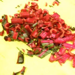 Bladbede 'Pink Lipstick' <br><i>Beta vulgaris var. cicla/flavescens </i>