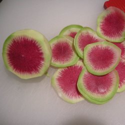 Radise <br>'Watermelon' <br><i>Raphanus sativus</i>